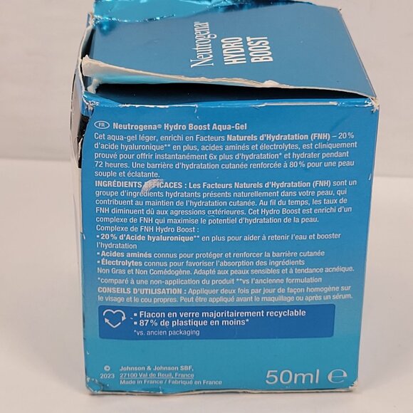 Neutrogena Hydro Boost Water Gel With Hyaluronic Acid 50ml NIB - Picture 3 of 5